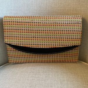 Colorful Woven Clutch 🌈